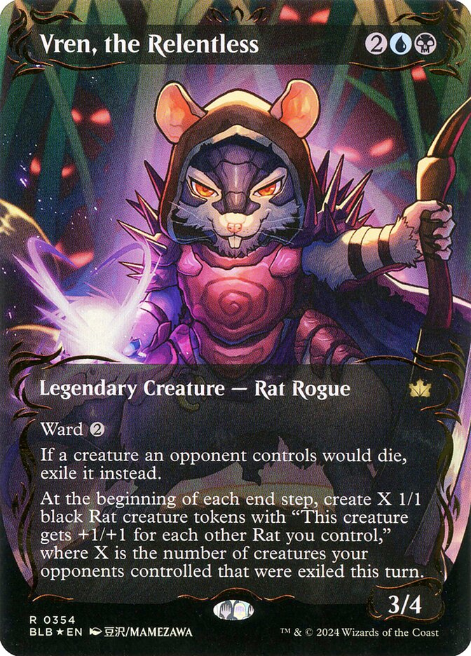 Vren, the Relentless 354 (Bloomburrow)  - Foil | Good Games Adelaide SA