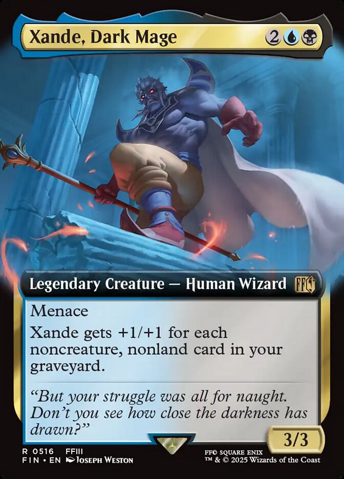 Xande, Dark Mage 516/309 (FINAL FANTASY)  - Extended Art | Good Games Adelaide SA
