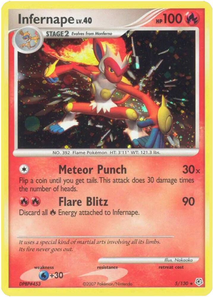 Infernape 5/130 (Diamond and Pearl)  - Holofoil | Good Games Adelaide SA