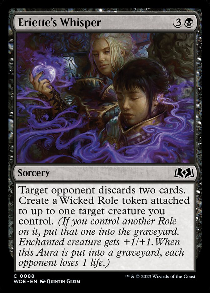 Eriettes Whisper 88 (Wilds of Eldraine)  - Foil | Good Games Adelaide SA