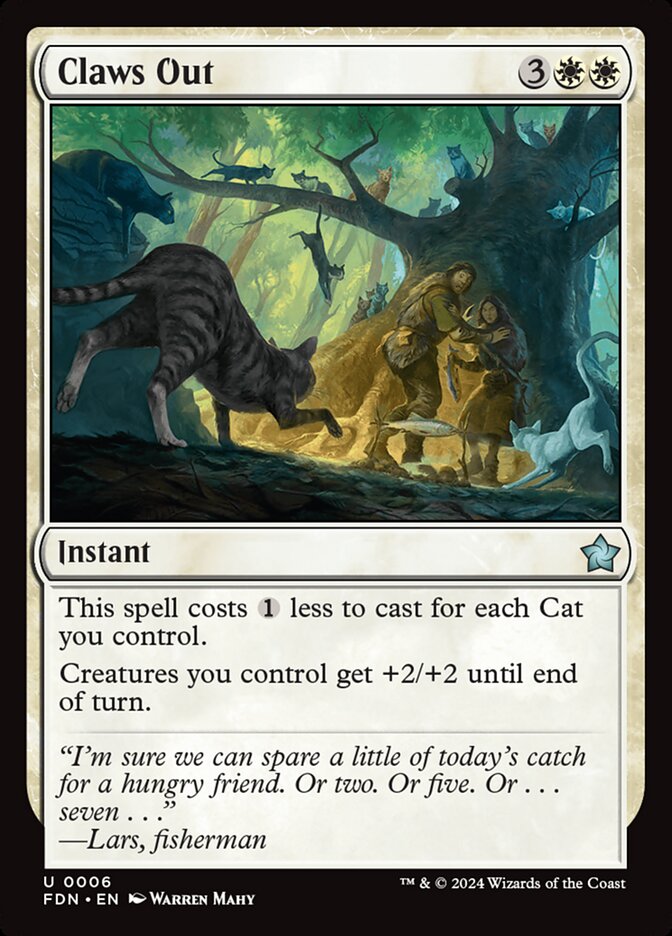 Claws Out 6 (Foundations)  - Foil | Good Games Adelaide SA