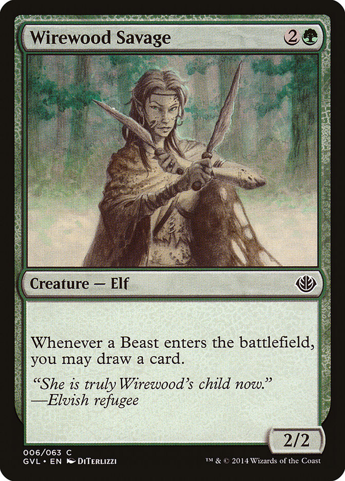 Wirewood Savage 6 (Duel Decks: Anthology)  | Good Games Adelaide SA