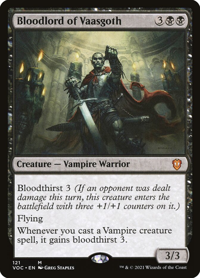Bloodlord of Vaasgoth 121 (Commander: Innistrad: Crimson Vow)  | Good Games Adelaide SA