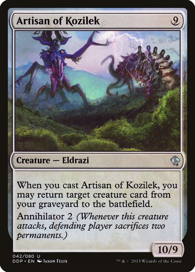 Artisan of Kozilek 42 (Duel Decks: Zendikar vs. Eldrazi)  | Good Games Adelaide SA