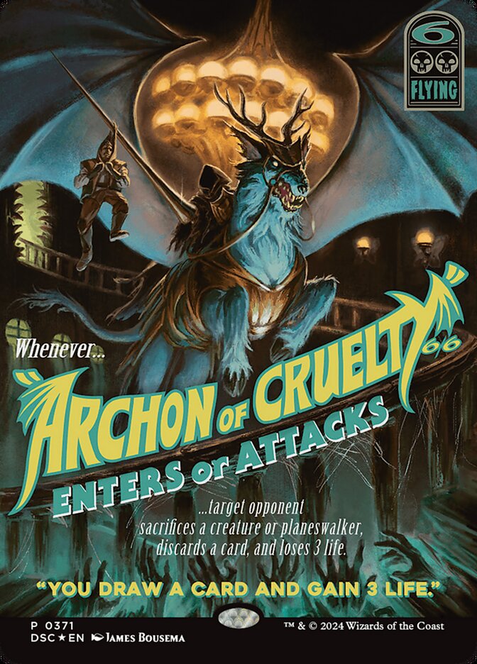 Archon of Cruelty 371 (Commander: Duskmourn: House of Horror)  - Foil | Good Games Adelaide SA