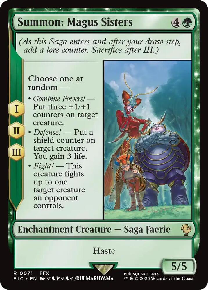 Summon Magus Sisters 71 (Commander: FINAL FANTASY)  - Foil | Good Games Adelaide SA