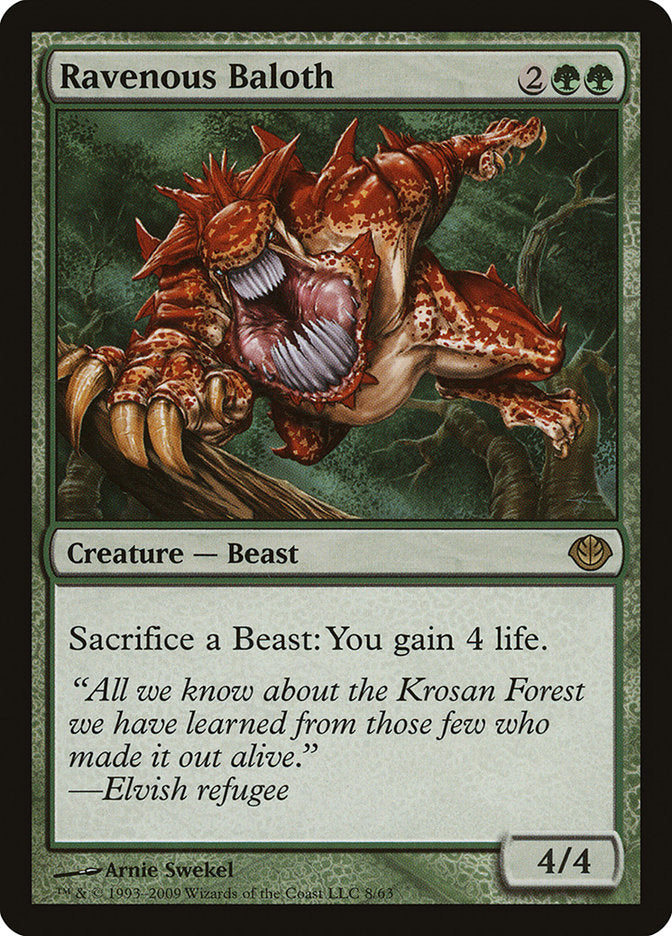 Ravenous Baloth 8 (Duel Decks: Garruk vs. Liliana)  | Good Games Adelaide SA