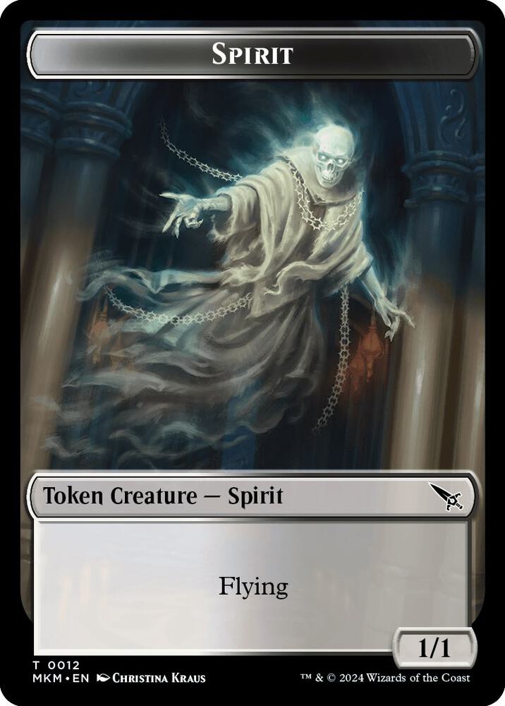 Spirit Token 12 (Murders at Karlov Manor)  | Good Games Adelaide SA