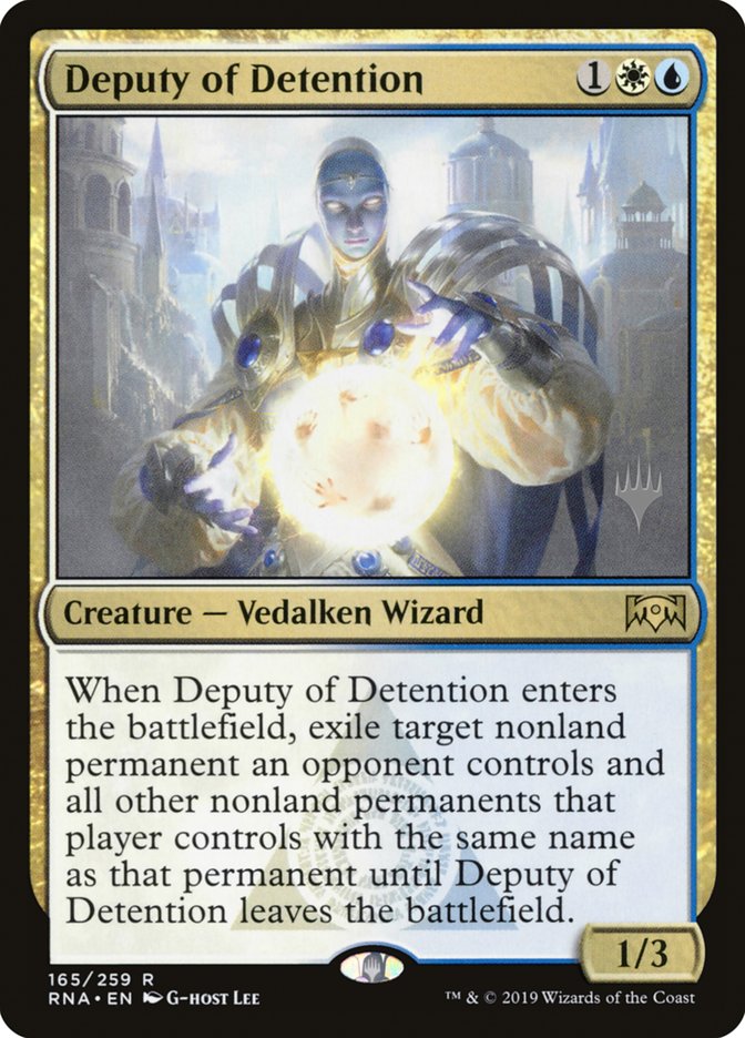 Deputy of Detention 165 (Promo Pack: Throne of Eldraine)  - Foil | Good Games Adelaide SA