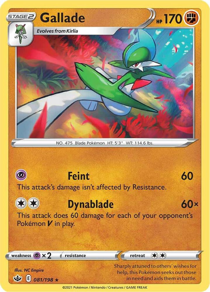 Gallade 081/198 (SWSH06: Chilling Reign)  | Good Games Adelaide SA