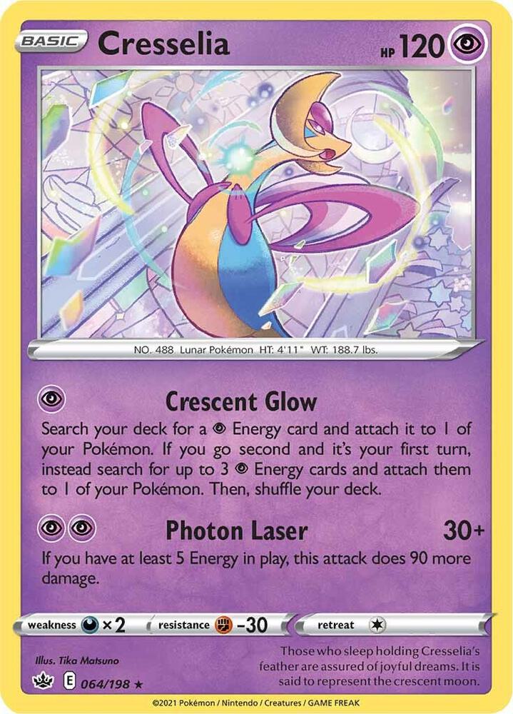 Cresselia 064/198 (SWSH06: Chilling Reign)  - Holofoil | Good Games Adelaide SA