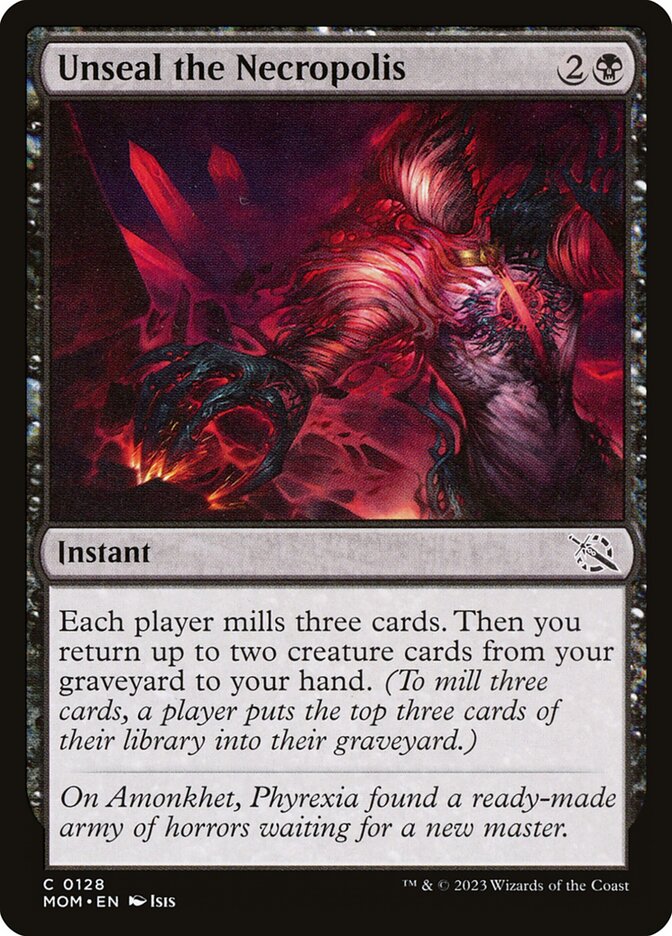 Unseal the Necropolis 128 (March of the Machine)  - Foil | Good Games Adelaide SA