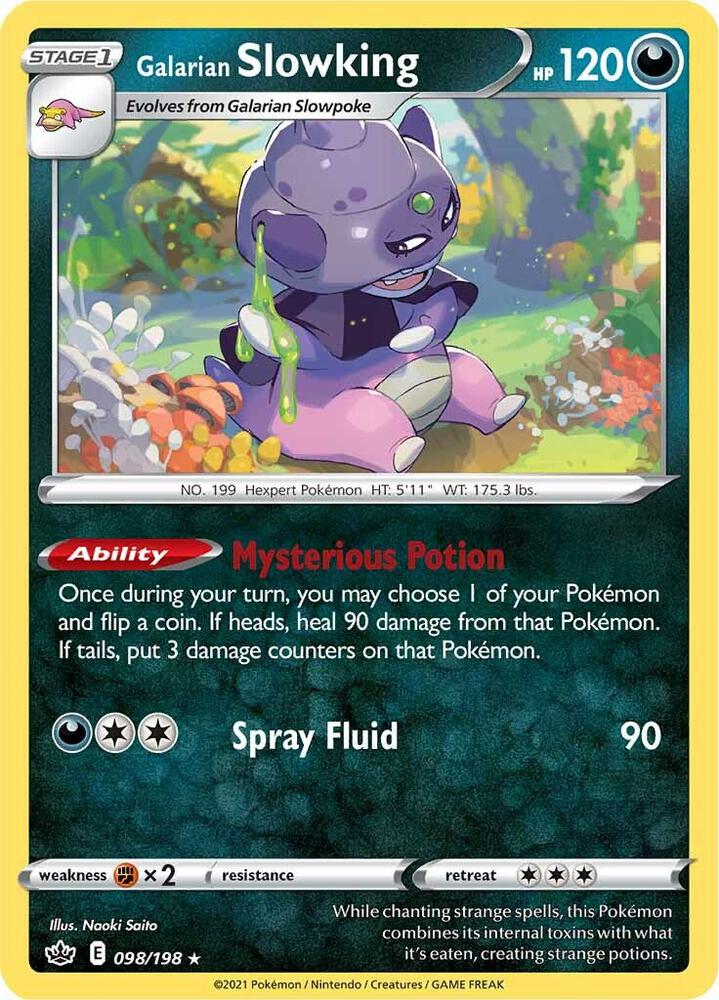 Galarian Slowking 098/198 (SWSH06: Chilling Reign)  - Holofoil | Good Games Adelaide SA
