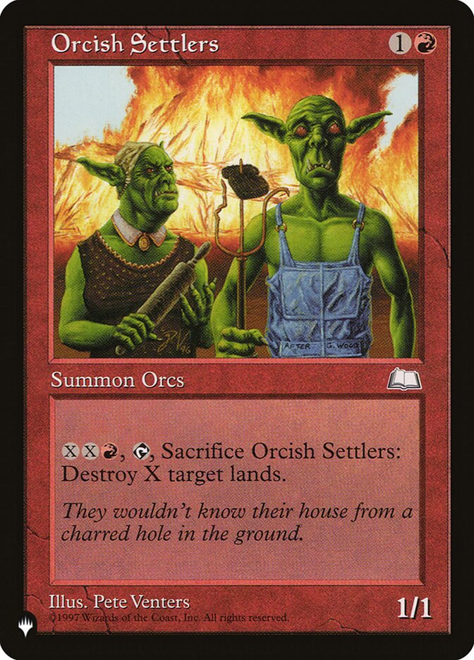 Orcish Settlers  (The List Reprints)  | Good Games Adelaide SA