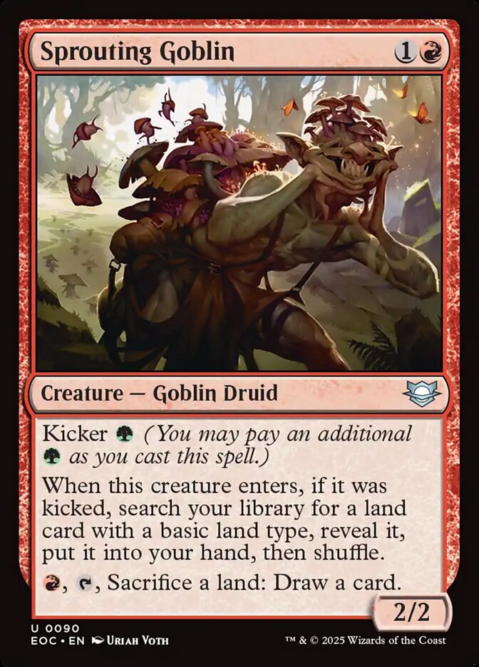 Sprouting Goblin 90 (Commander: Edge of Eternities)  | Good Games Adelaide SA