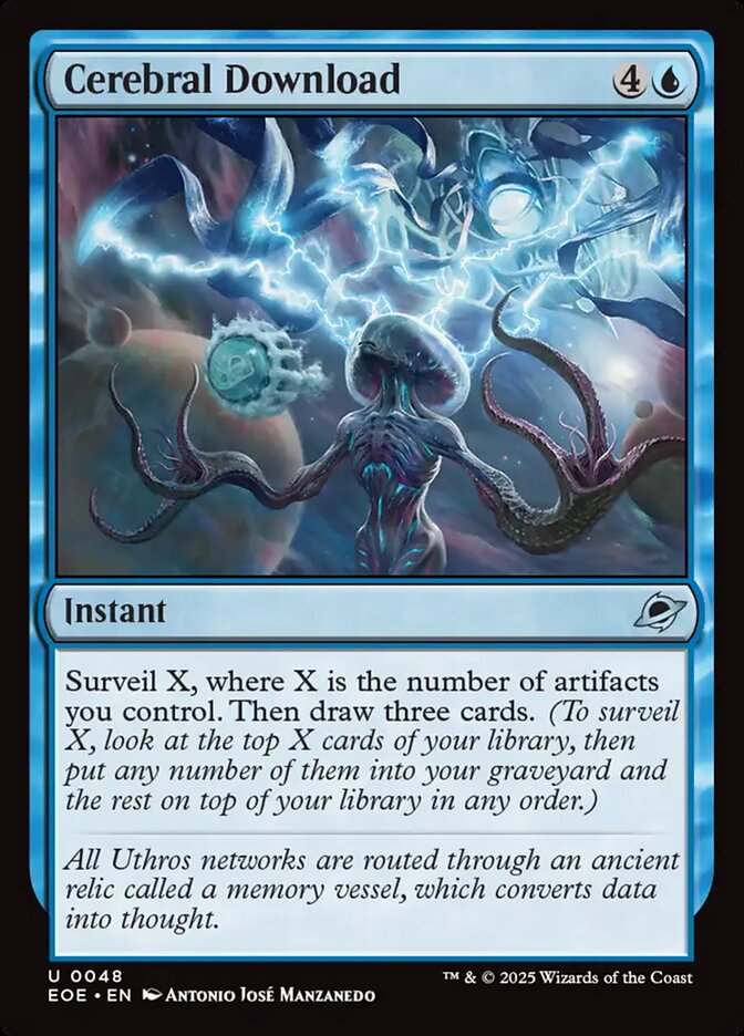 Cerebral Download 48 (Edge of Eternities)  - Foil | Good Games Adelaide SA