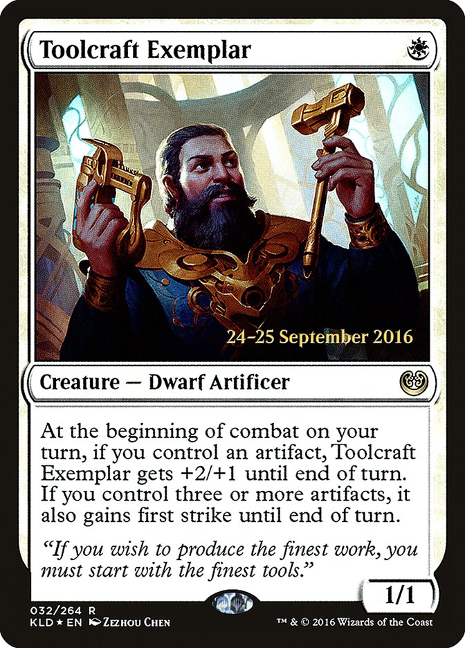 Toolcraft Exemplar 32 (Prerelease Cards)  - Foil | Good Games Adelaide SA