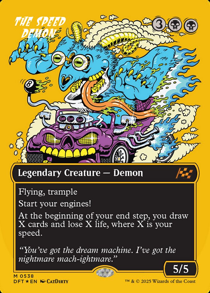 The Speed Demon 538 (Aetherdrift)  - Foil | Good Games Adelaide SA