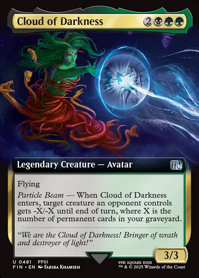 Cloud of Darkness 481/309 (FINAL FANTASY)  - Extended Art | Good Games Adelaide SA