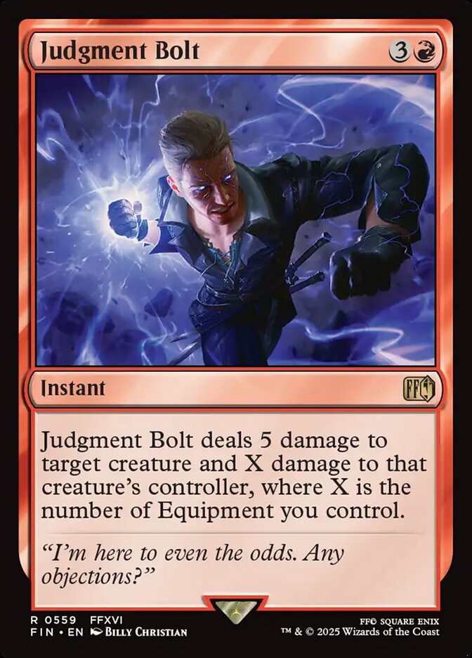 Judgment Bolt 559 (FINAL FANTASY)  | Good Games Adelaide SA