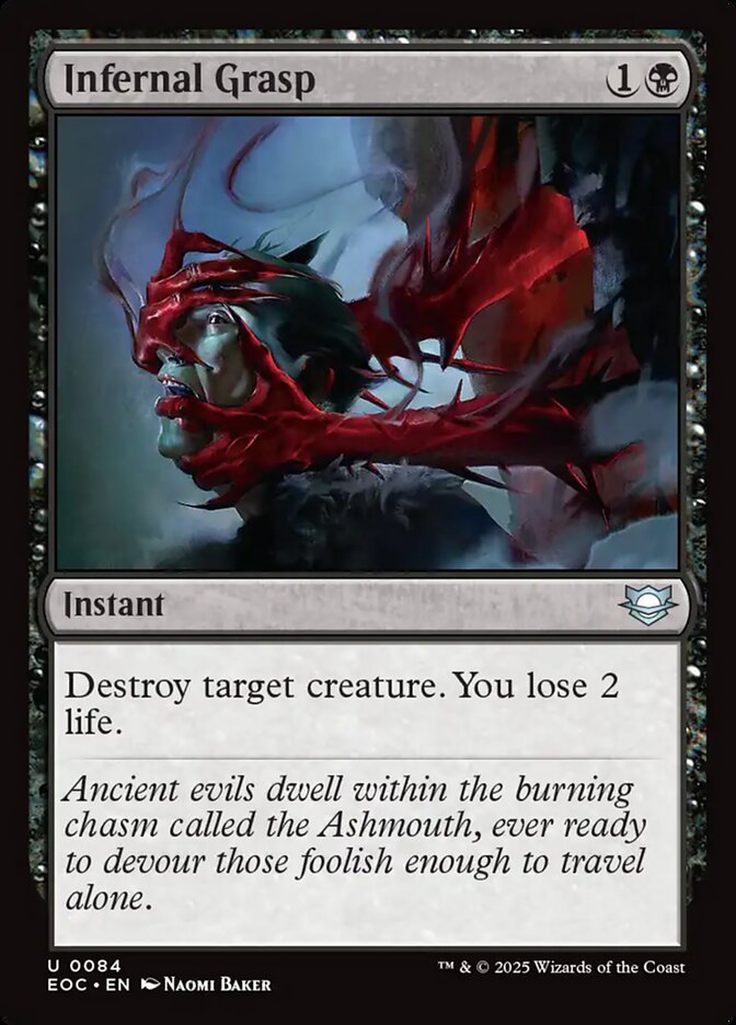 Infernal Grasp 84 (Commander: Edge of Eternities)  | Good Games Adelaide SA