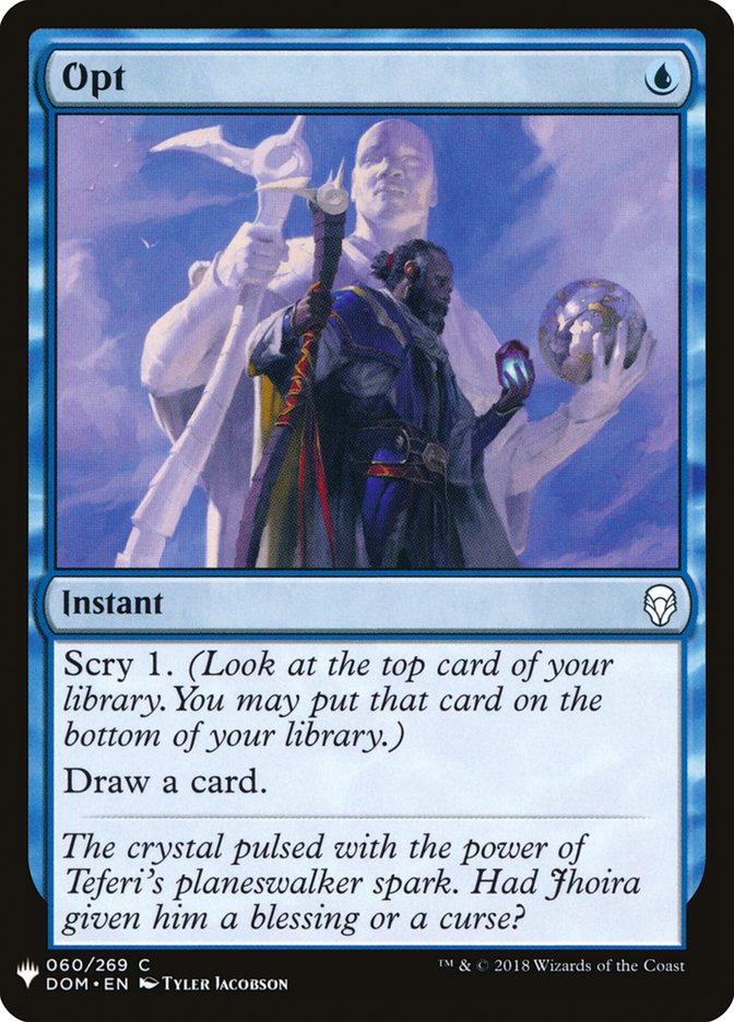 Opt 60 (The List Reprints)  | Good Games Adelaide SA