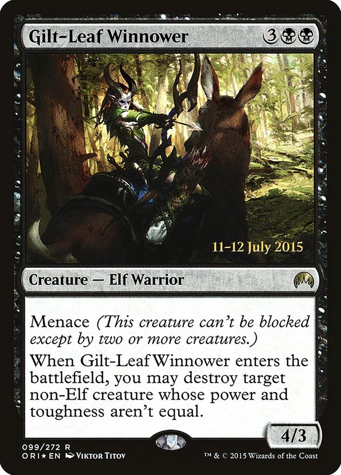 Gilt-Leaf Winnower 99 (Prerelease Cards)  - Foil | Good Games Adelaide SA
