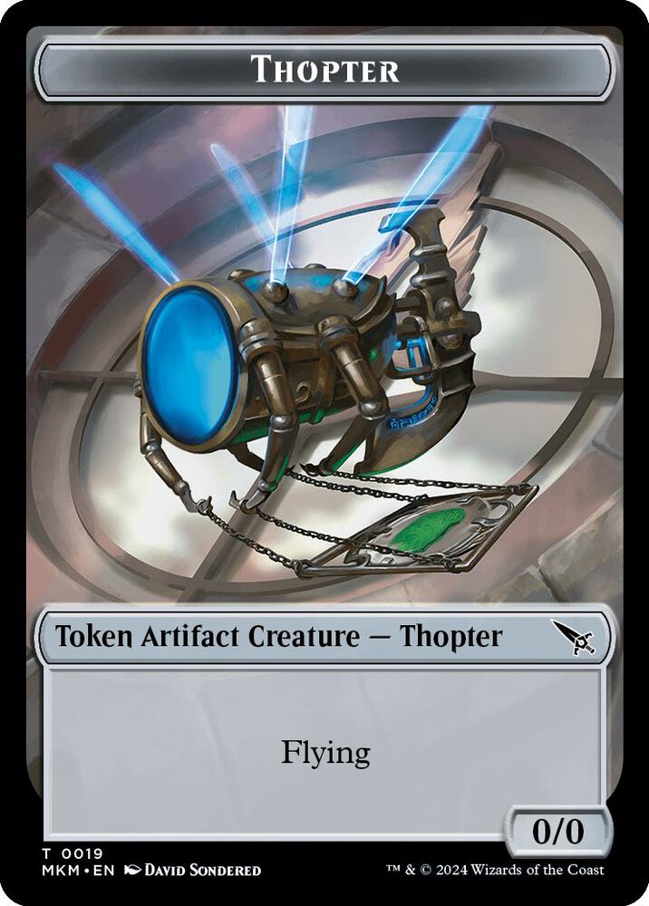 Thopter Token 0019 19 (Murders at Karlov Manor)  | Good Games Adelaide SA