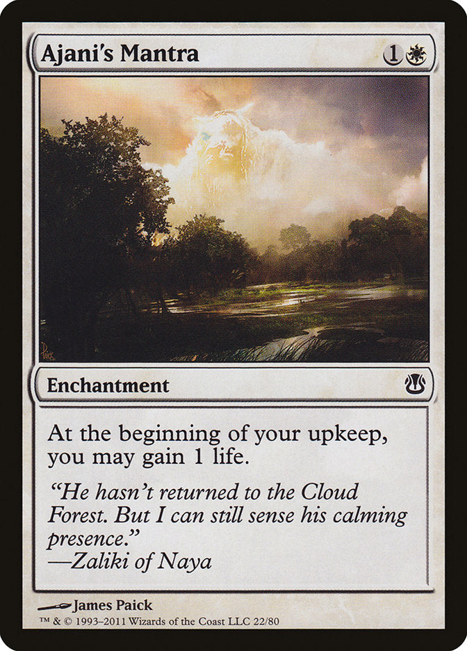 Ajani's Mantra 22 (Duel Decks: Ajani vs. Nicol Bolas)  | Good Games Adelaide SA