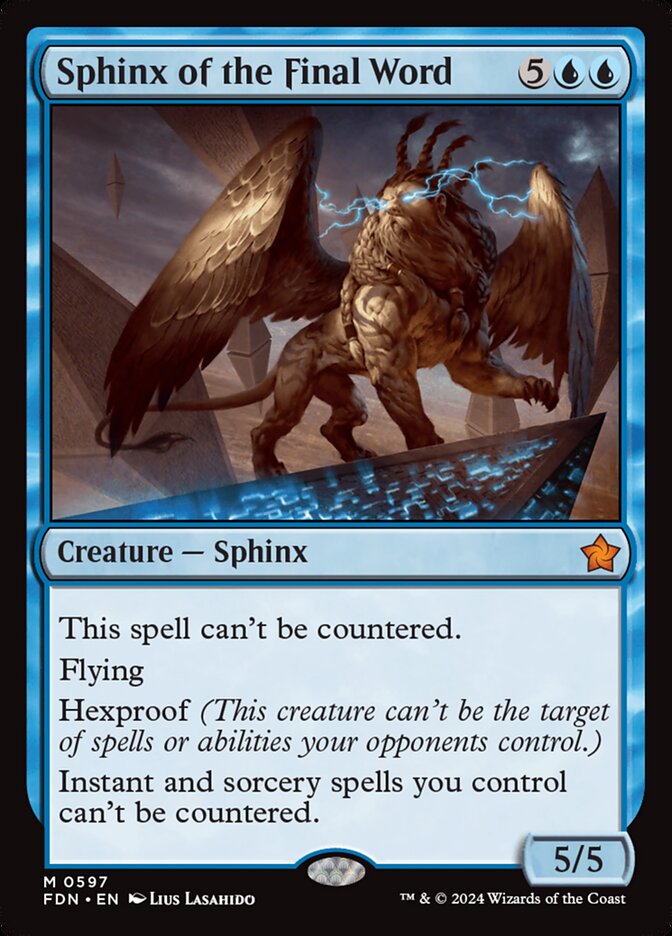Sphinx of the Final Word 597 (Foundations)  | Good Games Adelaide SA