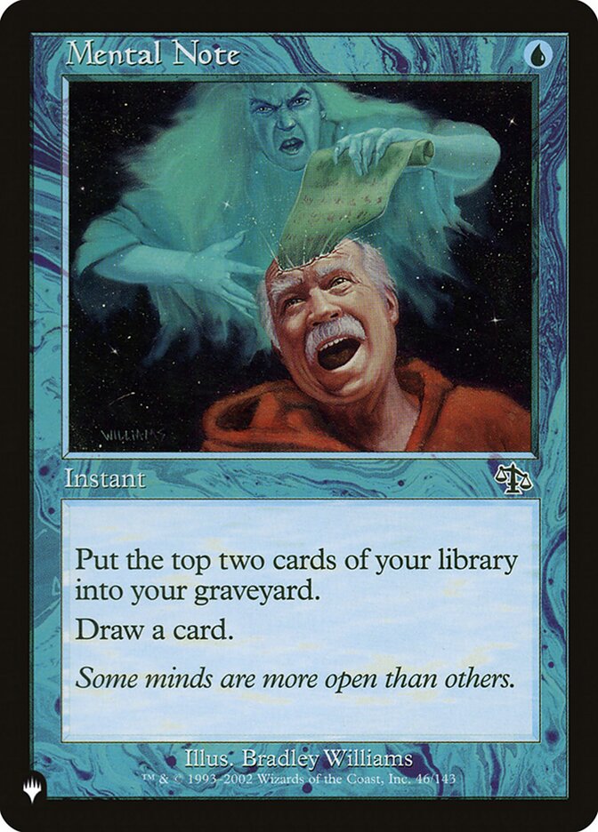 Mental Note 46/143 (The List Reprints)  | Good Games Adelaide SA