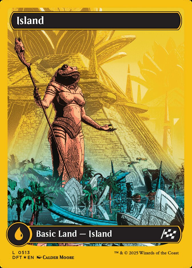 Island 513 (Aetherdrift)  - Foil | Good Games Adelaide SA