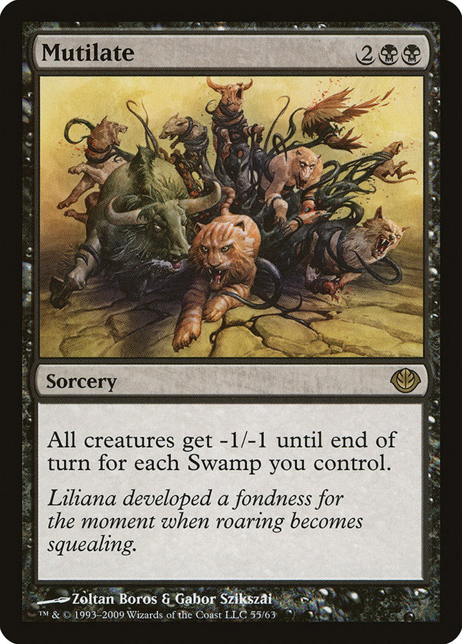 Mutilate 55 (Duel Decks: Garruk vs. Liliana)  | Good Games Adelaide SA