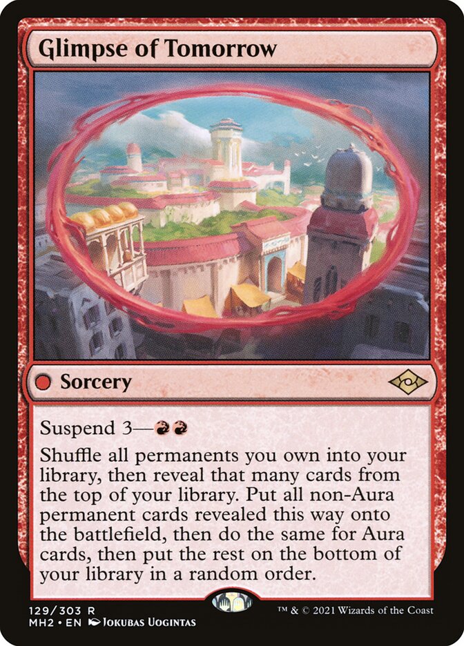 Glimpse of Tomorrow 129 (Modern Horizons 2)  - Foil | Good Games Adelaide SA