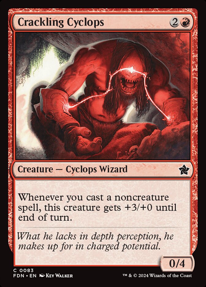 Crackling Cyclops 83 (Foundations)  - Foil | Good Games Adelaide SA