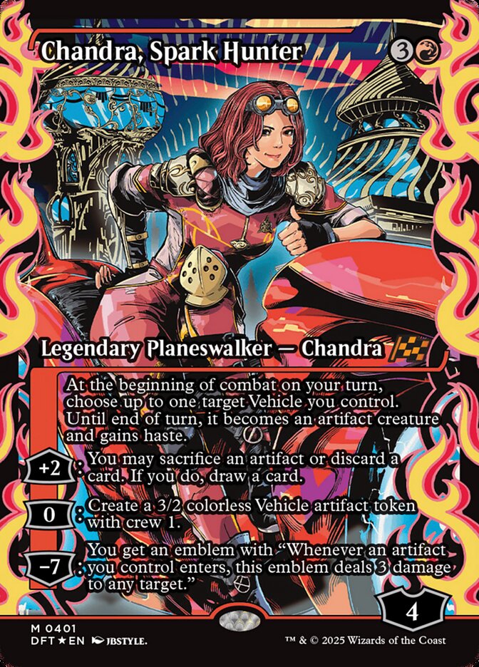 Chandra, Spark Hunter 401 (Aetherdrift)  - Foil | Good Games Adelaide SA