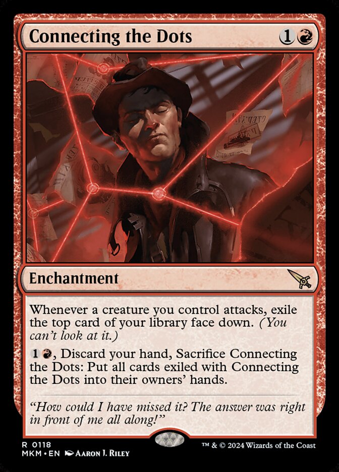 Connecting the Dots 118 (Murders at Karlov Manor)  - Foil | Good Games Adelaide SA