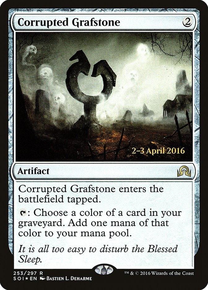 Corrupted Grafstone 253 (Prerelease Cards)  - Foil | Good Games Adelaide SA