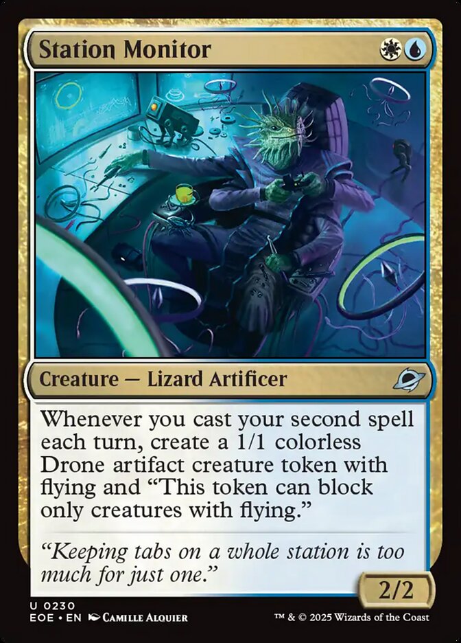 Station Monitor 230 (Edge of Eternities)  - Foil | Good Games Adelaide SA