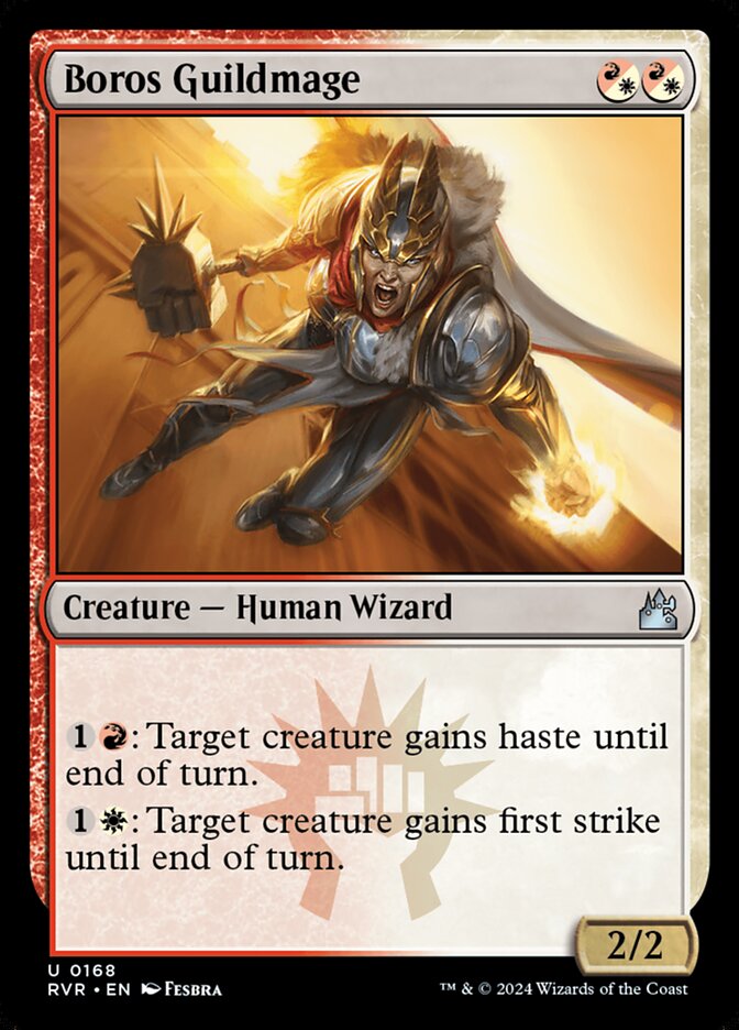 Boros Guildmage 168 (Ravnica Remastered)  - Foil | Good Games Adelaide SA