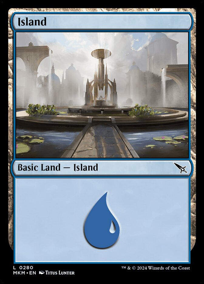 Island 280 (Murders at Karlov Manor)  - Foil | Good Games Adelaide SA