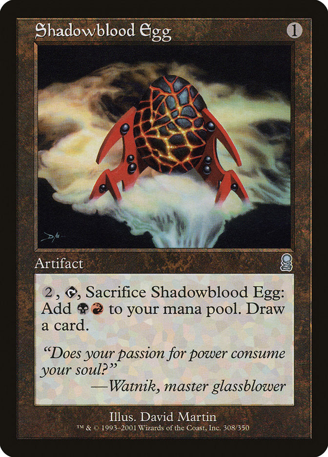 Shadowblood Egg 308 (Odyssey)  - Foil | Good Games Adelaide SA