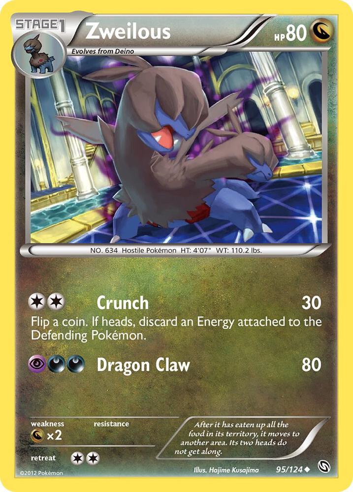 Zweilous 95/124 (Dragons Exalted)  - Reverse Holofoil | Good Games Adelaide SA