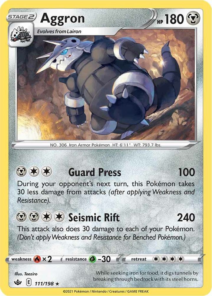 Aggron 111/198 (SWSH06: Chilling Reign)  | Good Games Adelaide SA