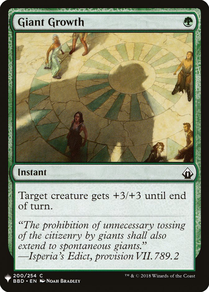 Giant Growth 200 (The List Reprints)  | Good Games Adelaide SA