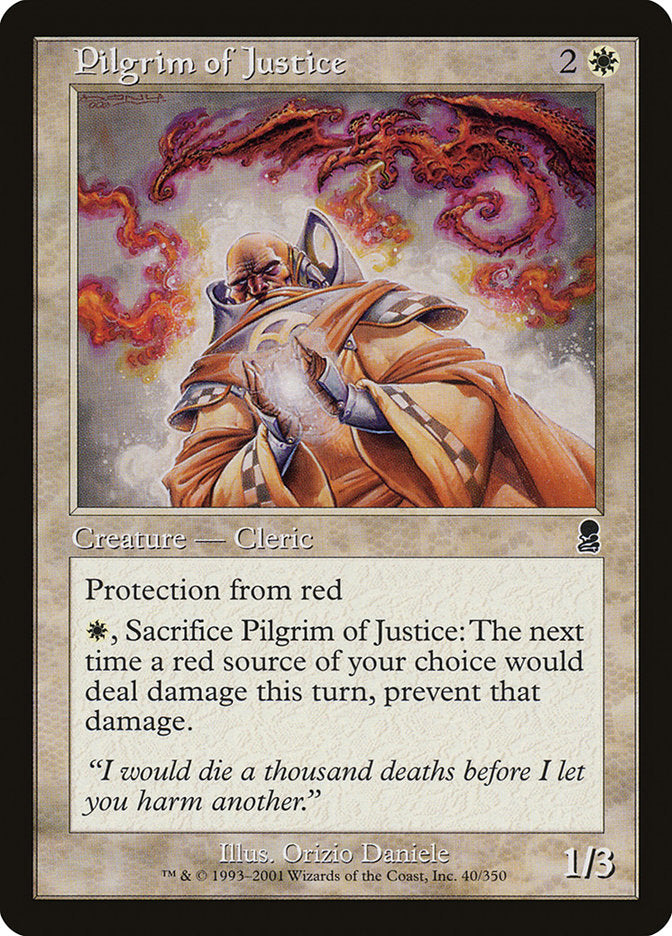 Pilgrim of Justice 40 (Odyssey)  - Foil | Good Games Adelaide SA