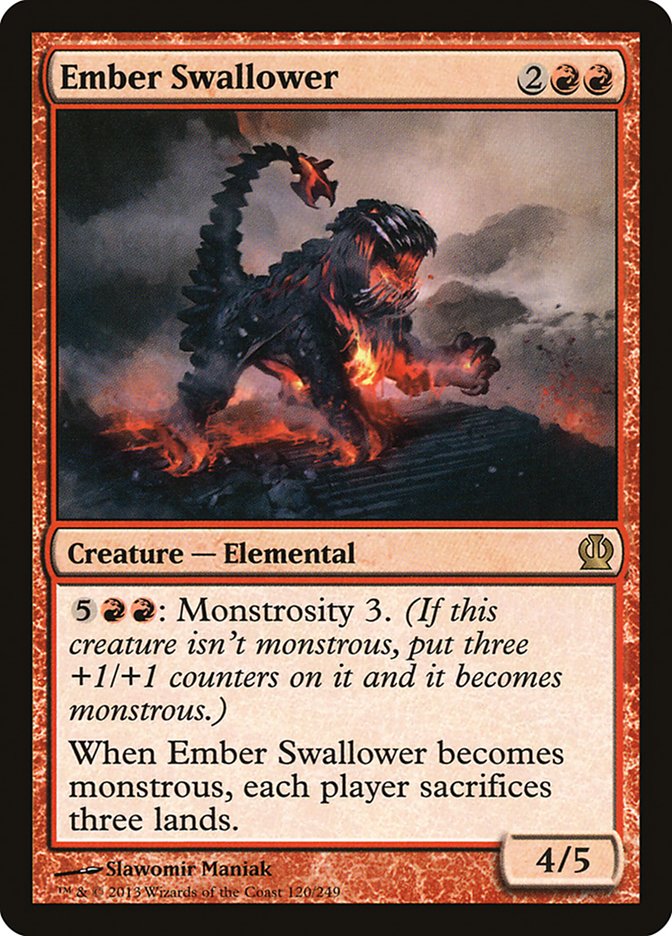 Ember Swallower 120 (Theros)  - Foil | Good Games Adelaide SA