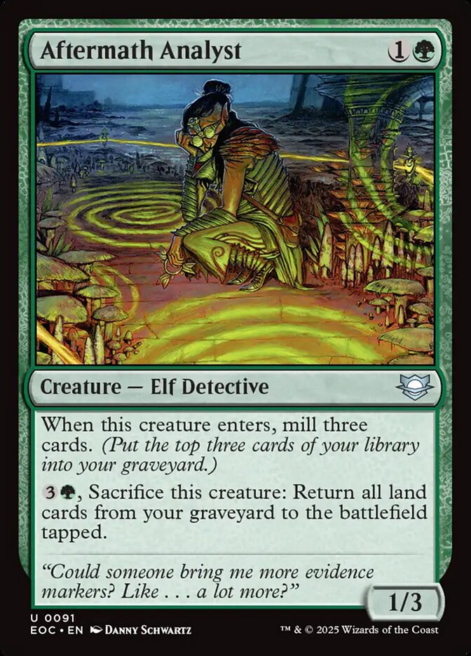 Aftermath Analyst 91 (Commander: Edge of Eternities)  | Good Games Adelaide SA