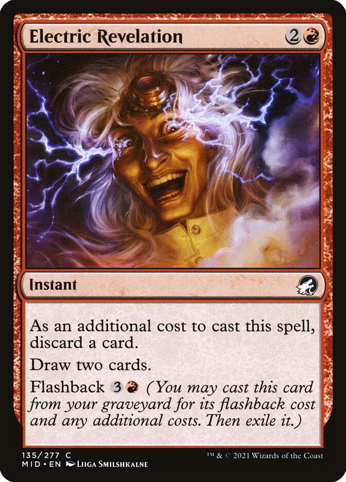 Electric Revelation 135 (Innistrad: Midnight Hunt)  - Foil | Good Games Adelaide SA