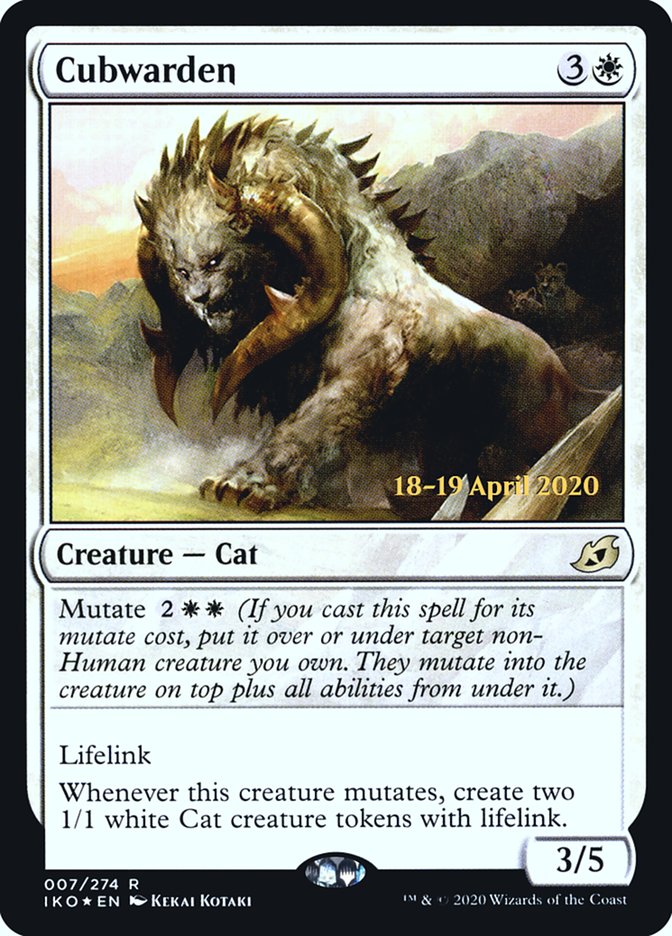 Cubwarden 7 (Prerelease Cards)  - Foil | Good Games Adelaide SA